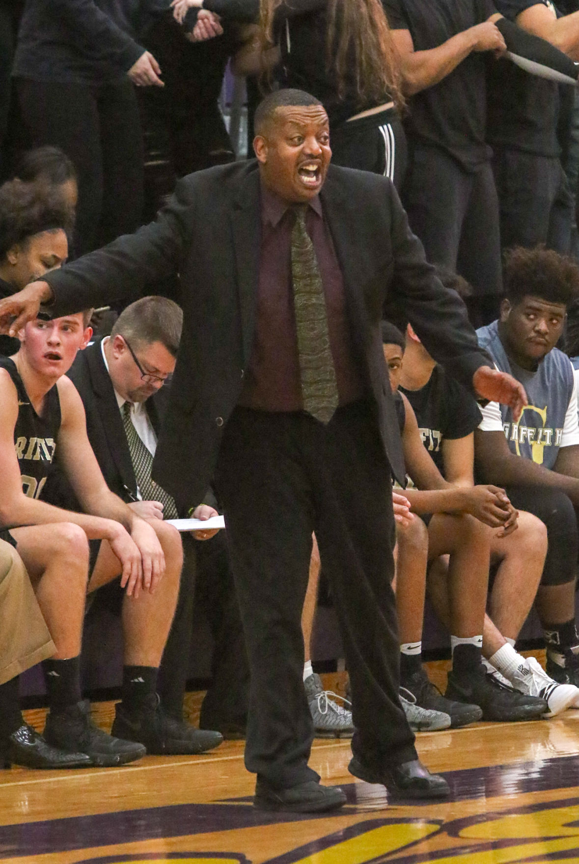 Griffith at Hobart boys basketball